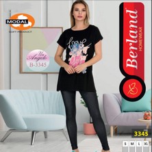 Berland Modal Kumaş Tunikli Tayt Takım