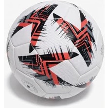 Die Grup Aksu Futbol Topu Dikişli Tpu Deri 5 Numara 380GR 32 Panel (Turuncu-Siyah-Beyaz)