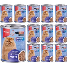 Die Grup Allday Balıklı Kedi Konservesi 400 gr x 12 Adet