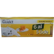 Die Grup Gourmet Kıyılmış Tavuk Yetişkin Kedi Konserve 6 Al 5 Öde 85 gr