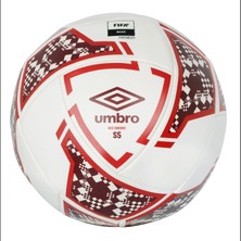 Die Grup Umbro Neo Swerve Futbol Topu, Beyaz/kırmızı, Beden 5