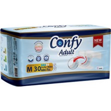 Die Grup Confy Premium Adult Yetişkin Bezi Medium Beden M (1 x 30 Adet)