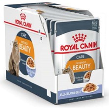 Die Grup Royal Canin Pouch Jelly Hair Skin Hassas Tüylü Kedi Maması 85 gr * 12 Adet