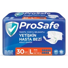 Die Grup Prosafe Belbantlı Hasta Bezi Büyük (L) 30 Adet