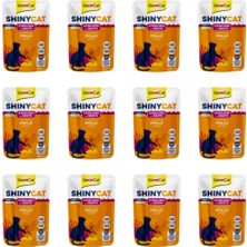 Die Grup Gimcat Shinycat Pouch Tavuk Kısırlaştırılmış Kediler Için 70GRX12