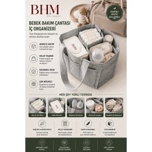 Bhm Bebek Çantası Içi Organizer – Çok Bölmeli Keçe Anne Bebek Bakım Düzenleyici