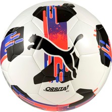Die Grup Puma Orbita 6 Ms Top Puma White-Glowing Red-Purple Glimmer Futbol Topu