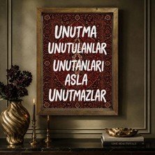 Bk Gift Vintage Klasik Sanat Esprili Sözlü Masif Ahşap Çerçeveli Dekoratif Tablo - 31