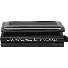 Özka Leather Kendin Tasarla - Kisiye Özel Otomatik Mekanizmalı Deri Cüzdan