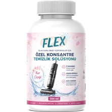 Flex Islak-Kuru Dikey Süpürge Temizlik Solüsyonu 500 ml Konsantre Düşük Köpüklü Kar Çiçeği
