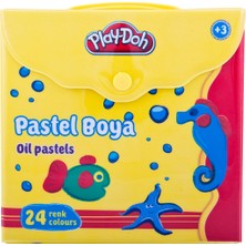 Kitabevimden Play-Doh Pastel Boya Çantalı 24 Renk PLAY-PA007