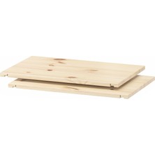 IKEA Modern Beyaz Oyuncak Saklama Ünitesi 42X30X200 cm - Çocuk Odası Iskandinav Tarzı Sağlam Ahşap Depolama Ünitesi - Modüler Yapı