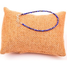 Taş Sandığı Çok İnce Lapis Lazuli Taşı Bileklik - 2,2 mm