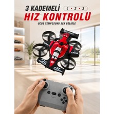 Mossem Uçan Araba Drone 4 Korumalı Pervaneli 360° Akrobatik Hareket Uzaktan Kumandalı