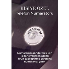 Formera 3D Vantuzlu Araç Içi Telefon Numaratörü - Numara Gizleyen Kapaklı Güneşe Karşı Dayanıklı