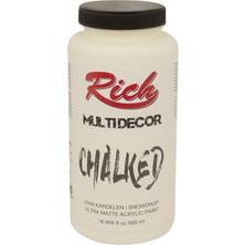 Rich Multi Decor Akrilik Boya 500 ml N:4508 Kardelen Ultra Mat Su Bazlı Özellikli