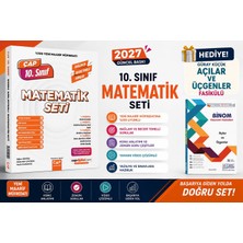 Çap Yayınları 10.sınıf Matematik Seti 2027 Güncel Baskı-Gür Yayınları Binom Açılar Üçgenler Fasikülü Hediyeli!!