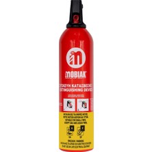 Mobiak Aerosol Tip Yangın Söndürücü 750 gr Köpüklü Yangın Tüpü Fluor Free A Sınıfı F Sınıfı