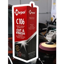 Marpol C106 Pembe Katı Polisaj Cilası (Tüm Metaller Için Üniversal Ön Parlatma Kalıp Cila)