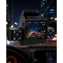 Uslucan Alışveriş Araç Içi Güvenlik Kamerası 4 Lensli Full Hd Kayıt Destekli Sistem