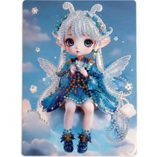 İğne İzi Hı Stone 5d Elmas Taş Işleme Kiti Tablo 15X20 cm  Anime Kızı Elf