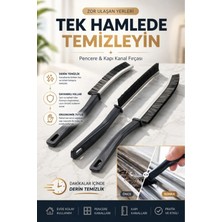 Tasarım Evi 3 Adet Çok Amaçlı Multi Ince Temizlik Fırçası Derz Arası Banyo Mutfak Lavabo Detay Temizleme Fırçası