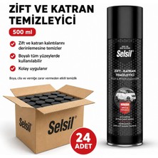 Selsil Arge Toptan Zift ve Katran Temizleyici 500 ml 24 Adet