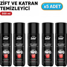 Selsil Arge Toptan Zift ve Katran Temizleyici 500 ml 5 Adet