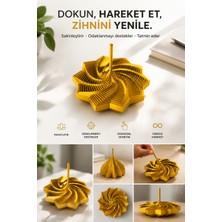 Milena Life Yıldız Kinetik Fidget Stres Oyuncağı, Pla Masa Üstü Rahatlatıcı Denge Oyuncağı, Odaklanma ve Zihin Dinlendirme Aksesuarı