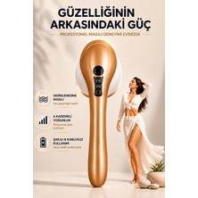 DeepSurge DS655 Şarjlı Vücut Masaj Aleti Değiştirilebilir Başlıklı Kas Gevşetici Titreşimli Masaj Cihazı