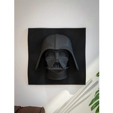 Belirtilmemiş Star Wars Darth Vader Tasarımlı Duvar Dekoru 20X20 cm