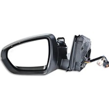 Viewmax Peugeot 3008-5008 - Citroen C5 (2018 Yılında Çıkan Kasa) Iı/ Aırcross Dış Dikiz Aynası Sol Otomatik Katlanır Çevre Aydınlatmalı 10 Pin (Oem No: 1635224580)