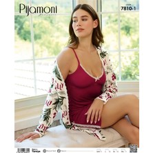 Pijamoni Sabahlıklı Tunik Pijama Takımı 2 Parça