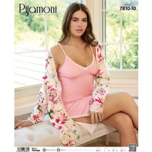 Pijamoni Sabahlıklı Tunik Pijama Takımı 2 Parça