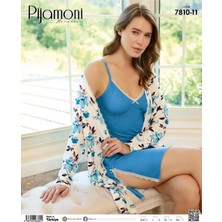 Pijamoni Sabahlıklı Tunik Pijama Takımı 2 Parça