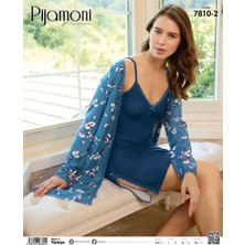 Pijamoni Sabahlıklı Tunik Pijama Takımı 2 Parça