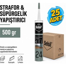 Selsil Arge Toptan Strafor ve Süpürgelik Yapıştırıcı 500 gr 25 Adet