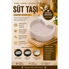 Tasarım Evi 1 Adet Porselen Süt Taşı - Pratik Süt Taşırmaz Milk Saver