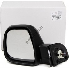 Viewmax Peugeot Partner Tepee (2008 Yılında Çıkan Kasa) Dış Dikiz Aynası Sol (Elektrikli Desenlı Rezıstanslı) (Oem No: 1679996580)