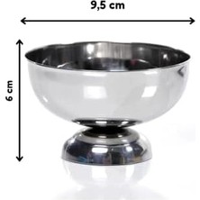 Vera Concept Store Çelik Pilav ve Helva Kalıbı, Yuvarlak, 2'li Set, Büyük 11 cm ve Orta 9.5 cm
