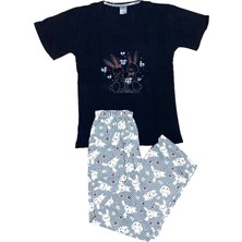 Good Night Lacivert Kadın Pijama Takımı