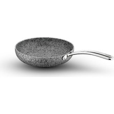 Vera Concept Store Brioni Stone-Age 24 cm Çizilmez Yanmaz Yapışmaz Indüksiyon Tava