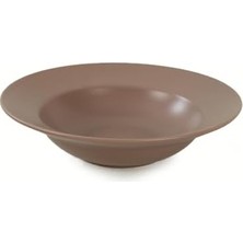 Vera Concept Store Mat Açık Taupe Makarna Tabağı 26 cm 958