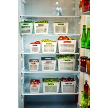 Vera Concept Store 3'lü Orta Boy Lavin Süzgeç (4 Litre) Ekru