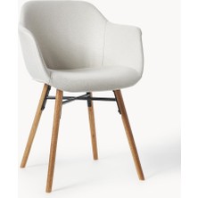 Westwing Fiji Teddy Kollu Sandalye – Modern Konfor, Iskandinav Stil