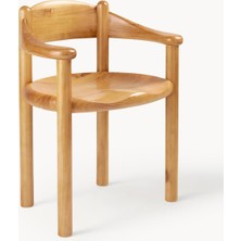 Westwing Daumiller Kolçaklı Çam Sandalye - Ergonomik, Retro Tasarım