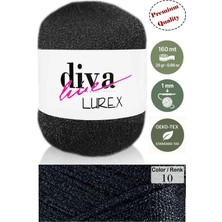 Diva İplik Diva Iplik Diva Lurex 10 Siyah