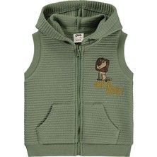 Civil Baby Aslan Nakışlı 6-18 Ay Yelek - Yeşil