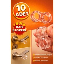 Setli Plastik Kapı Kolu Stoperi Kapı Kolu Tamponu