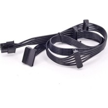 Esranın Dünyası 6 Pin Power Supply Kablosu 6 Pin Modüler Sata Kablo 6 Pin 4x Sata Kablo 90 cm 6 Pin Sata Kablo Power Supply Kablosu